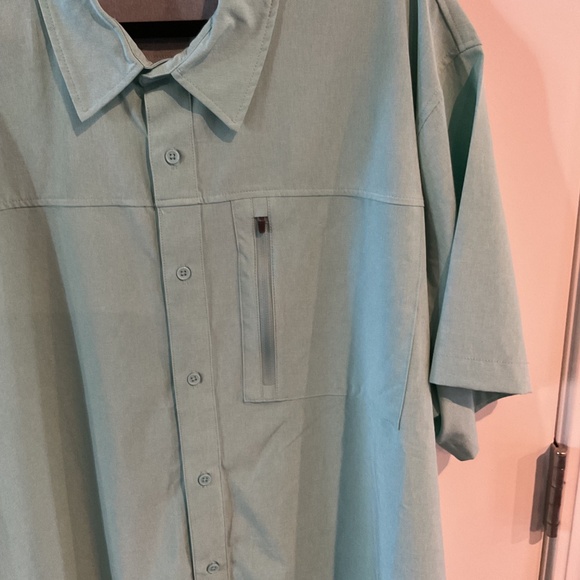 Zelos Short Sleeve Hybrid Shirt - XXL - Dewy Moss - Picture 3 of 6